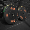 Rubber-Bumper-Plates-With-Colour-Stripes-