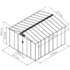 8X10FT Metal Garden Shed