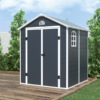 6x6FT Plastic Garden Shed