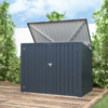2 Bay Metal Wheelie Bin Storage