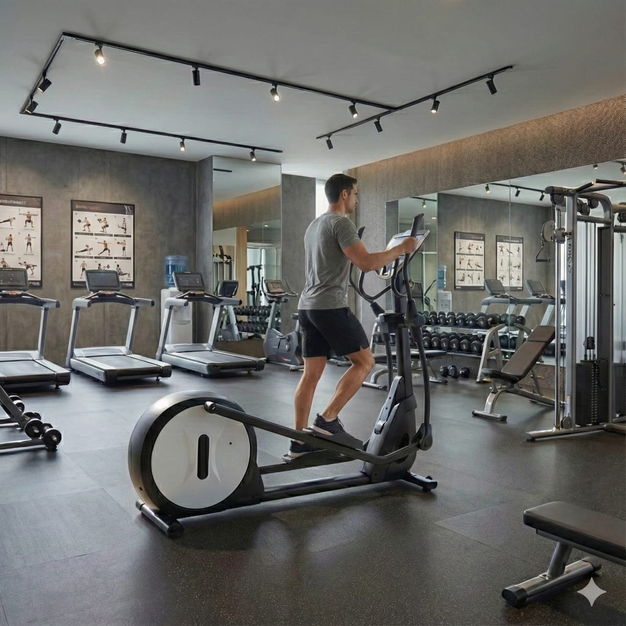 Elliptical Cross Trainer E80 Heavy Duty Non Slip Pedals