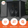 2 Bike Storage Shed
