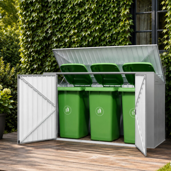 Metal Wheelie bin storage