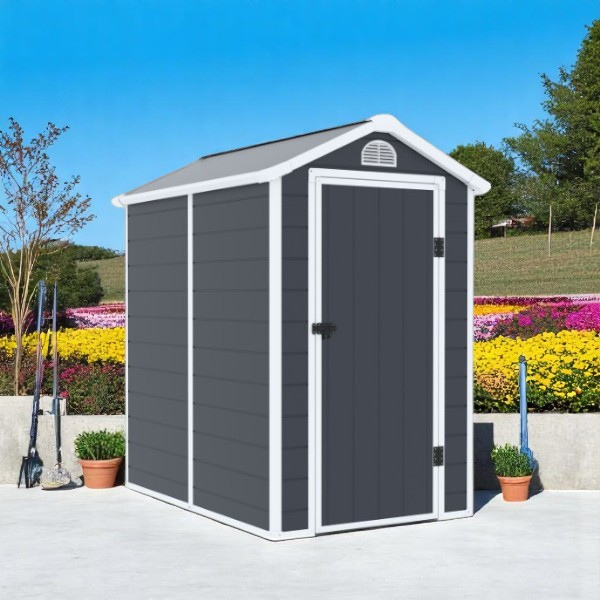 4x6FT-Plastic-Outdoor-Storage-Shed-–-Durable-Weather-Resistant-Utility-Shed-for-Garden-and-Tools-