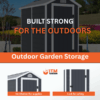 64 x 45 plastic outdoor storage shed