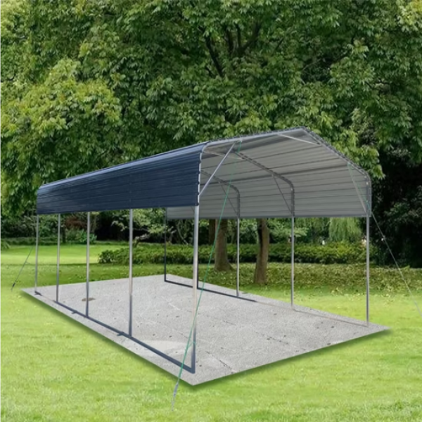 11 × 19 ft Metal Parking Shed