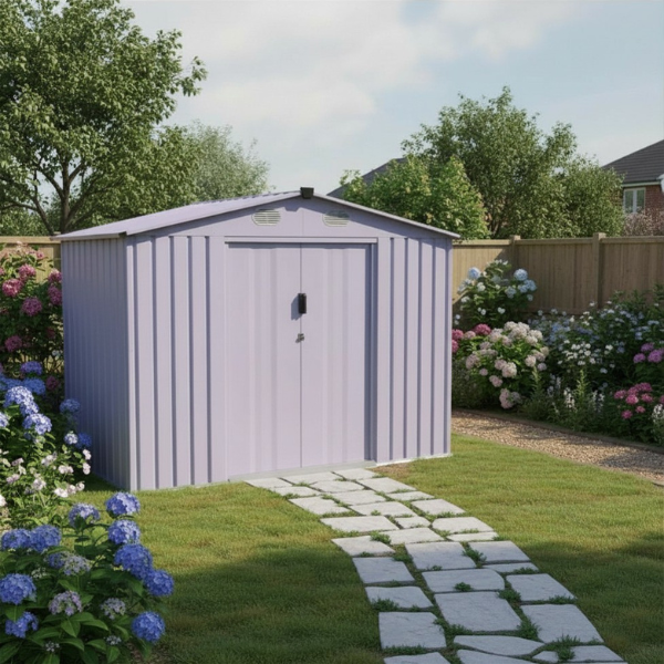Metal 8x10FT Garden Shed