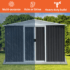 Metal 8x6ft Garden Shed