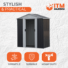 Metal Shed 5x3 Apex Roof