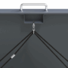 Metal Wheelie Bin Shelter 2 Bay Grey