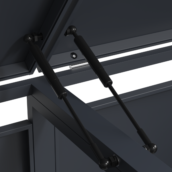 Metal Wheelie Bin Shelter 2 Bay Natural Wood