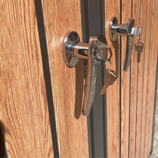 Premium metal wheelie bin storage