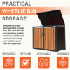 Premium Metal Wheelie Bin Shelter