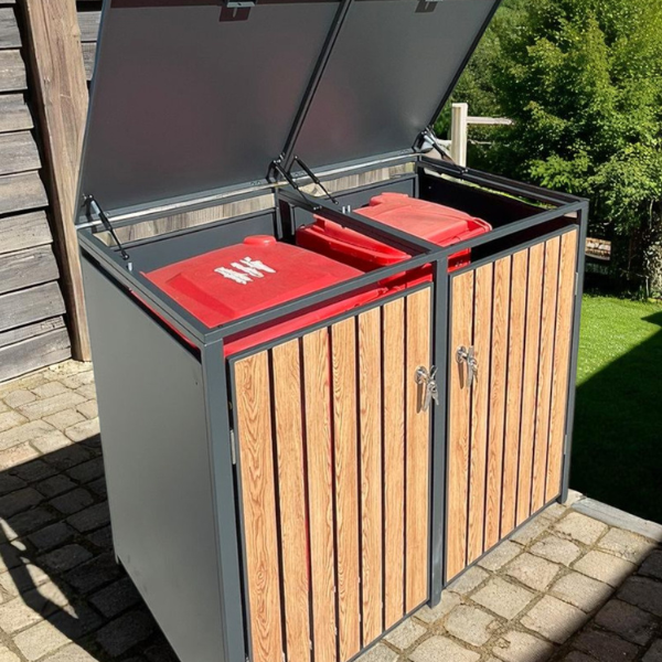 Premium Metal Wheelie Bin Shelter