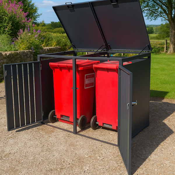 Premium Metal Wheelie Bin Shelter