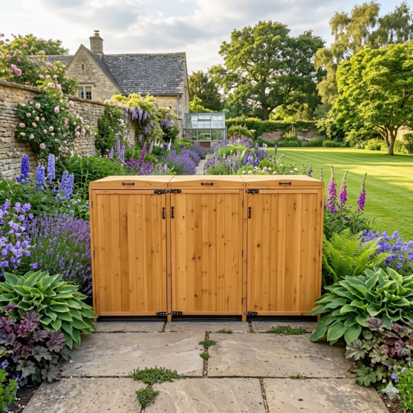 Wheelie bin storage
