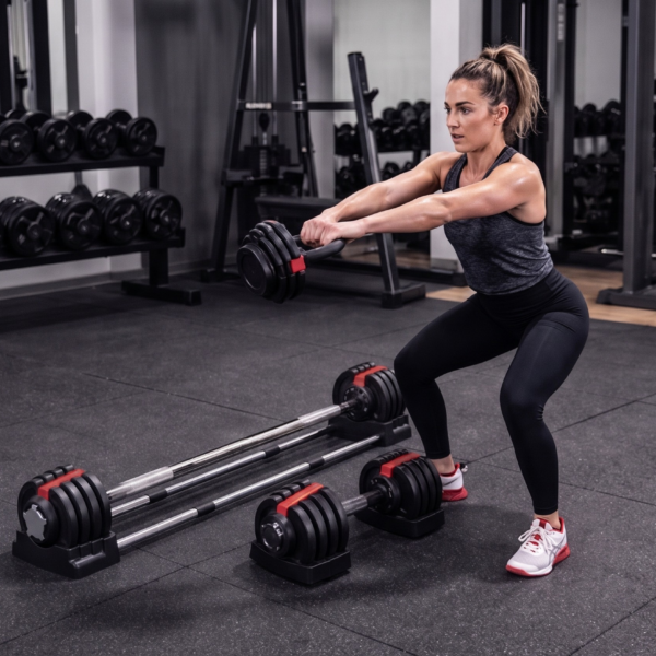 Dumbbell Set – 3-in-1 Barbell, Dumbbell & Kettlebell Save Space