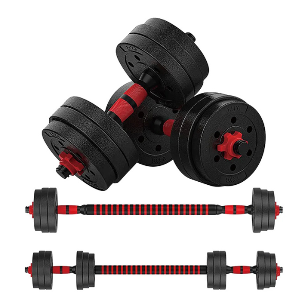 20kg Adjustable Dumbbell and Barbell Set