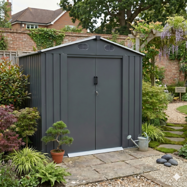 Metal 8x10FT Garden Shed