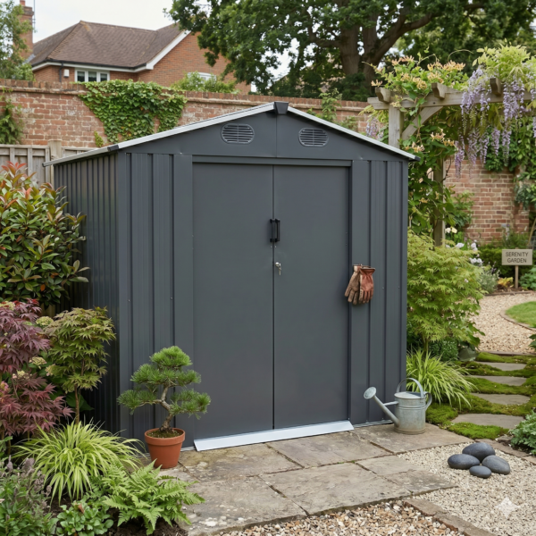 Metal 8x10FT Garden Shed