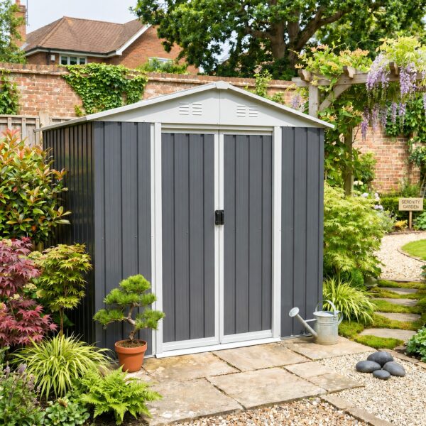 Metal 8x10FT Garden Shed