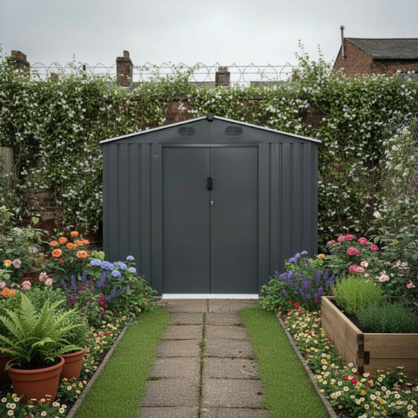 Metal 8x10FT Garden Shed