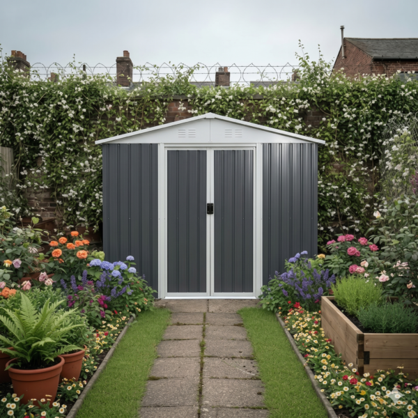 Metal 8x10FT Garden Shed