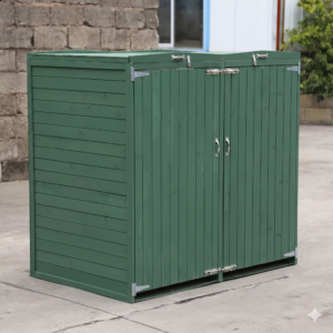 Wheelie bin storage 2 bay