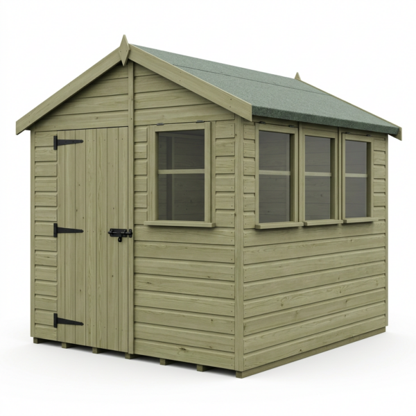 8 x 10 Apex Security Shed