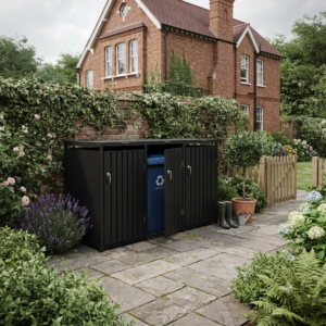 Metal Wheelie bin