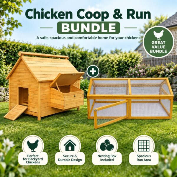 8 bird coop and run bundle